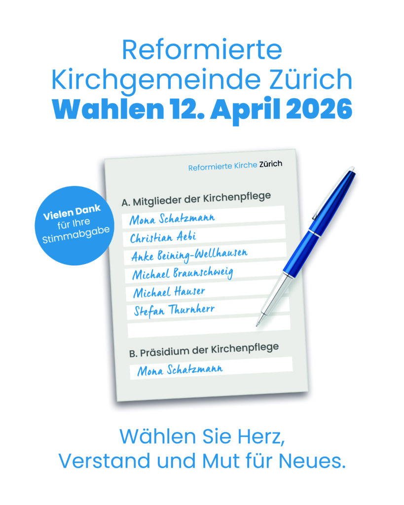Wahlzettel Team Mona Schatzmann
Christian Aebi
Anke Beining-Wellhausen
Michael Braunschweig
Michael Hauser
Mona Schatzmann
Stefan Thurnherr

Mona Schatzmann als Präsidentin
